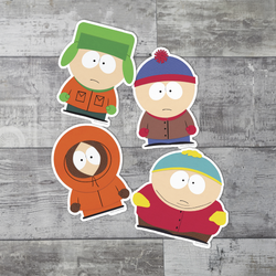 South Park Jungen Aufkleber 4er-Pack