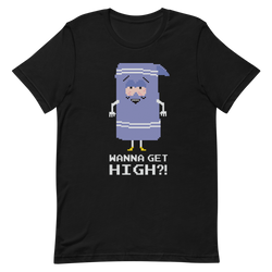 South Park Towelie "Wanna Get High" T-Shirt für Erwachsene